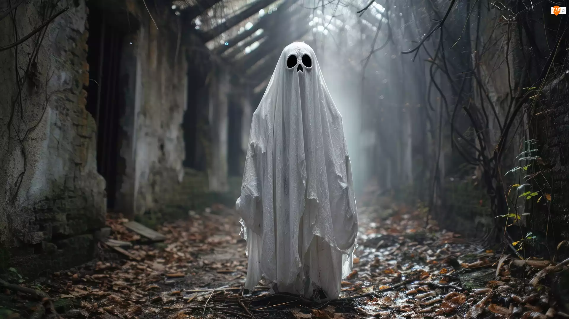 Grafika AI, Halloween, Duch, Kostium