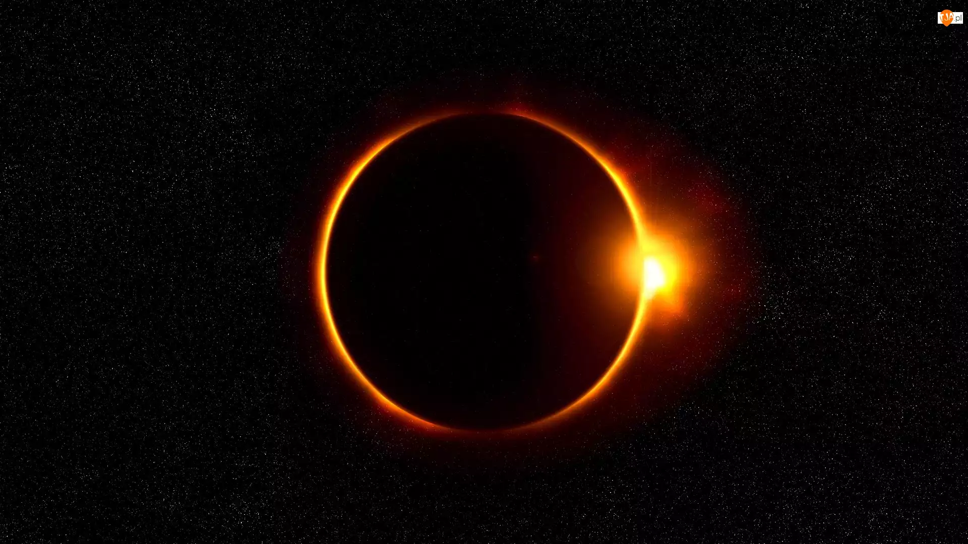 Zaćmienie słońca, Niebo, Księżyc, Słońce