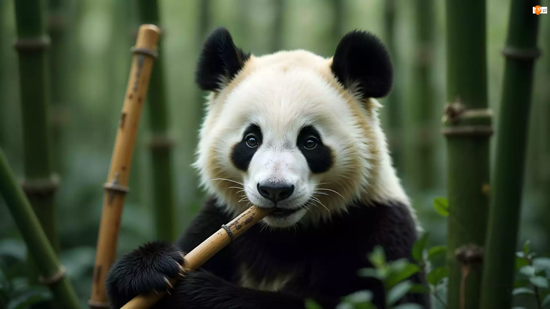 Bambus, Panda wielka, Pędy