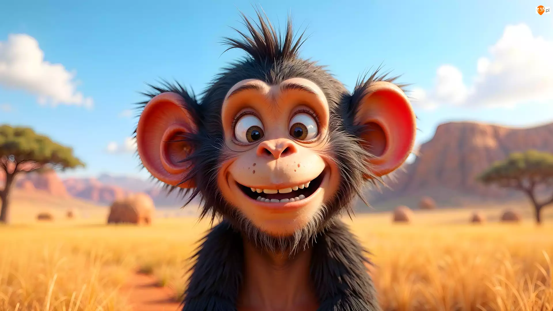 AI, Małpka, Wesoła