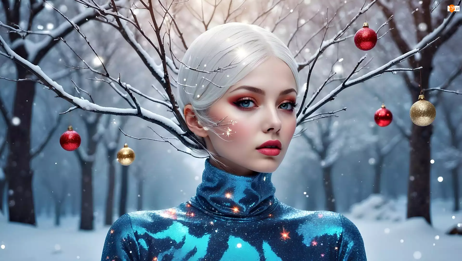 Bombki, Kobieta, Gałęzie