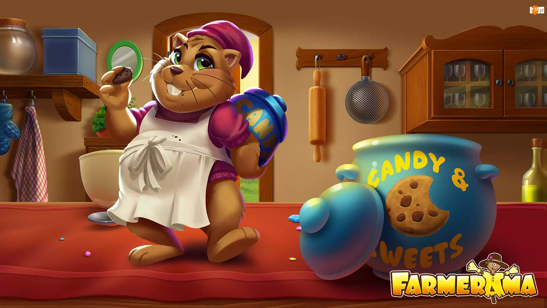 Kuchnia, Farmerama, Gra, Bóbr