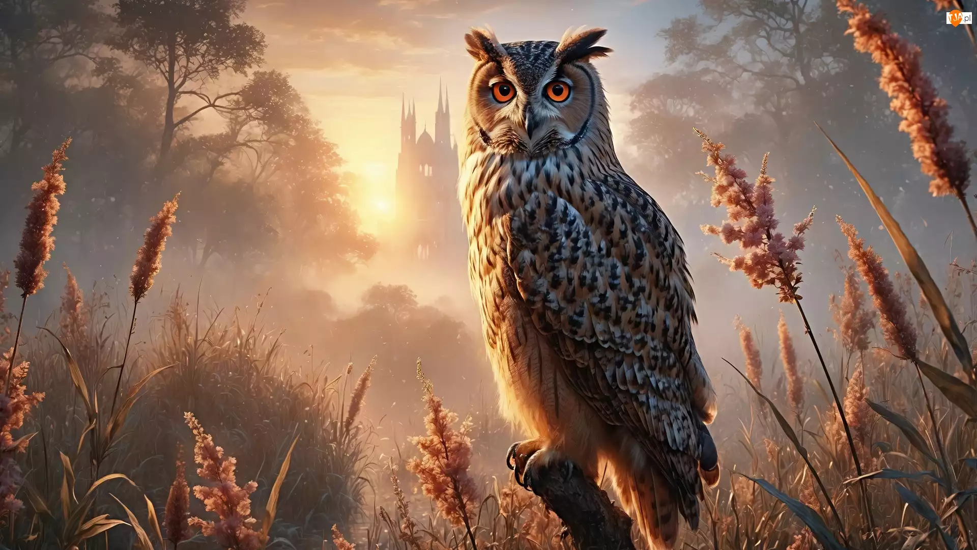 Trawa, Sowa, Puchacz, Konar