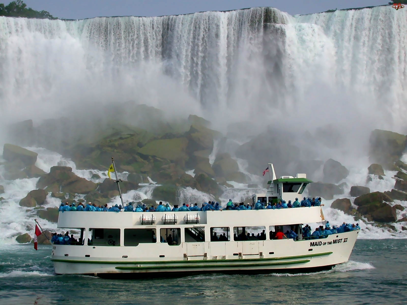 Niagara, Statek, Wycieczkowy, Wodospad