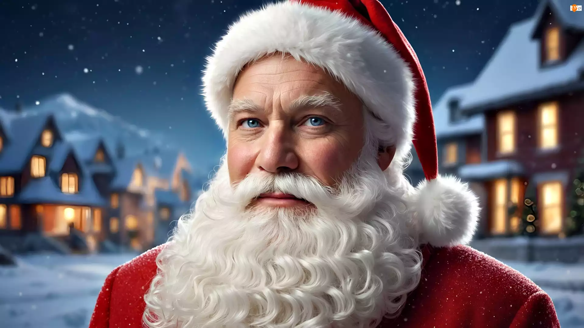 Święty mikołaj, Twarz, Broda