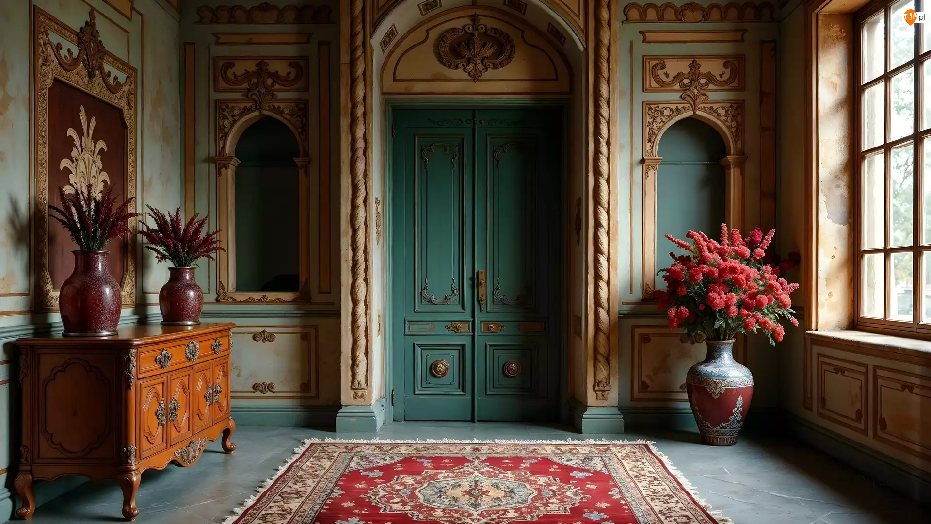 Dywan, Pokój, Drzwi