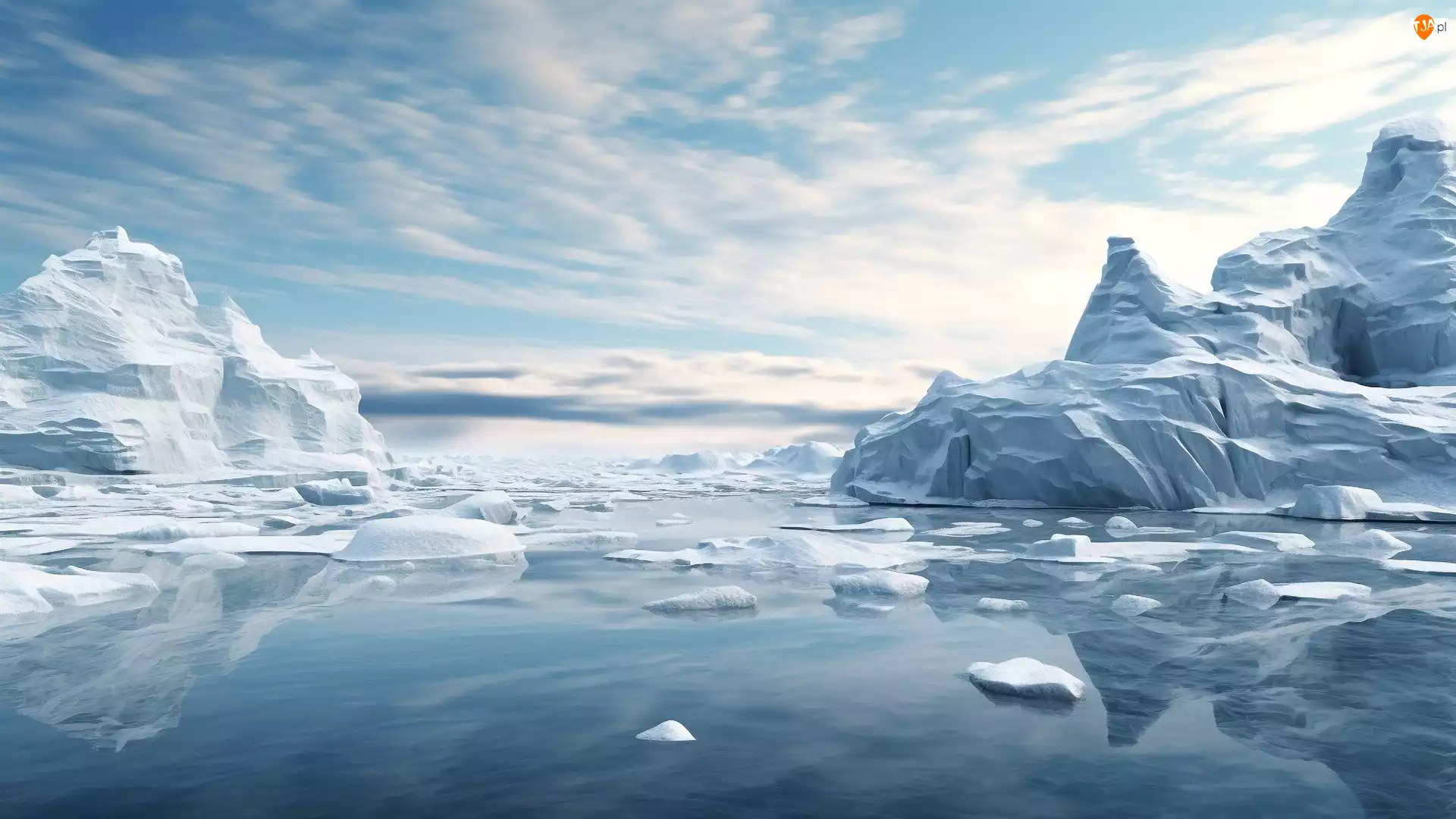 Kry, Morze, Góry lodowe