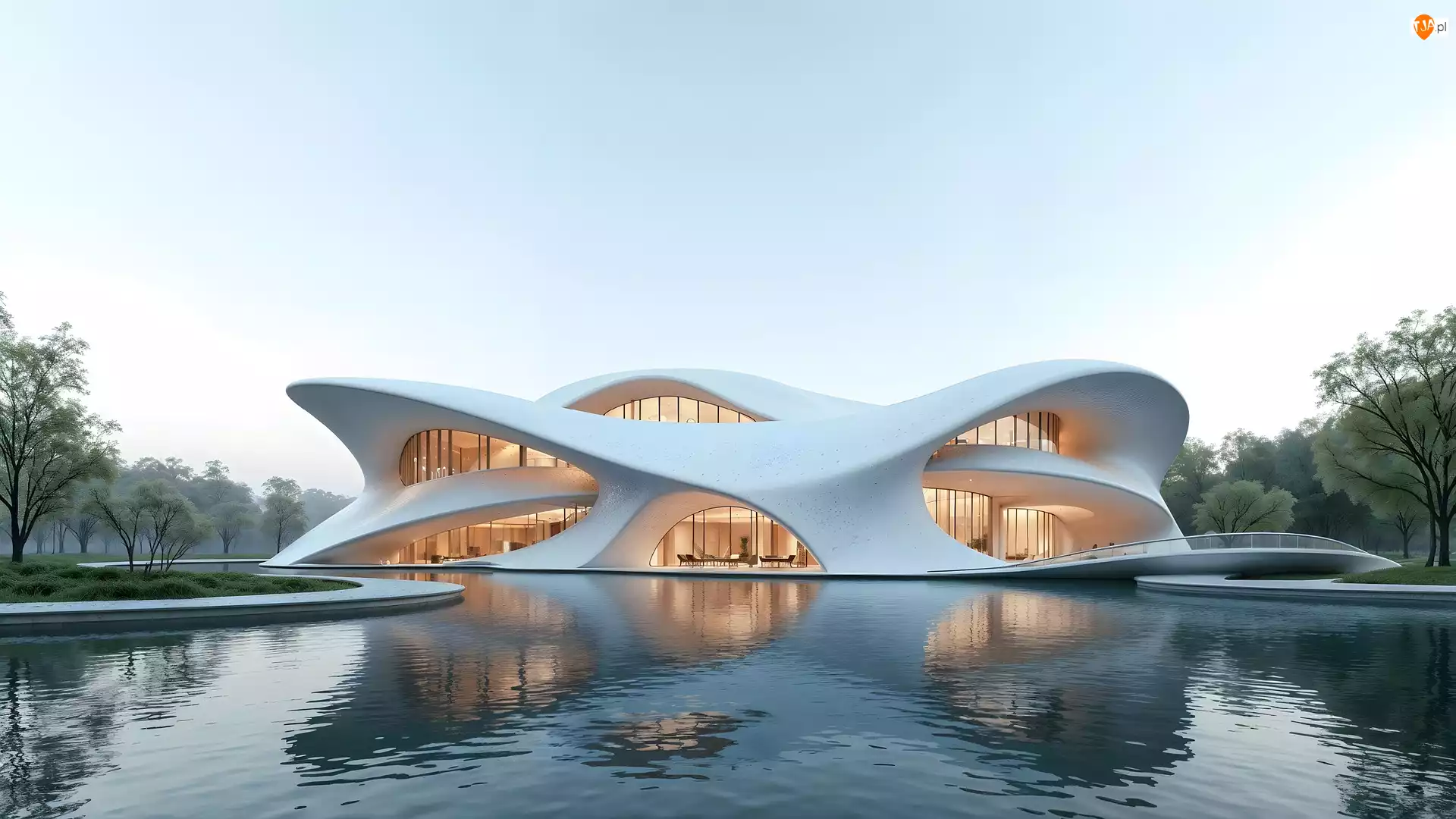 Dom, Budynek, Nowoczesna, Architektura