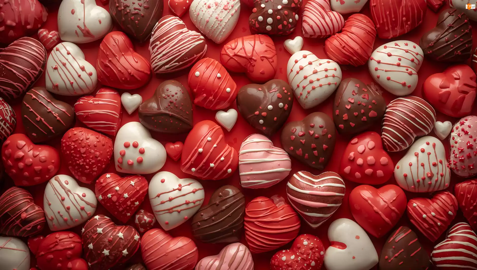 Serduszka, Czekoladki, Słodycze