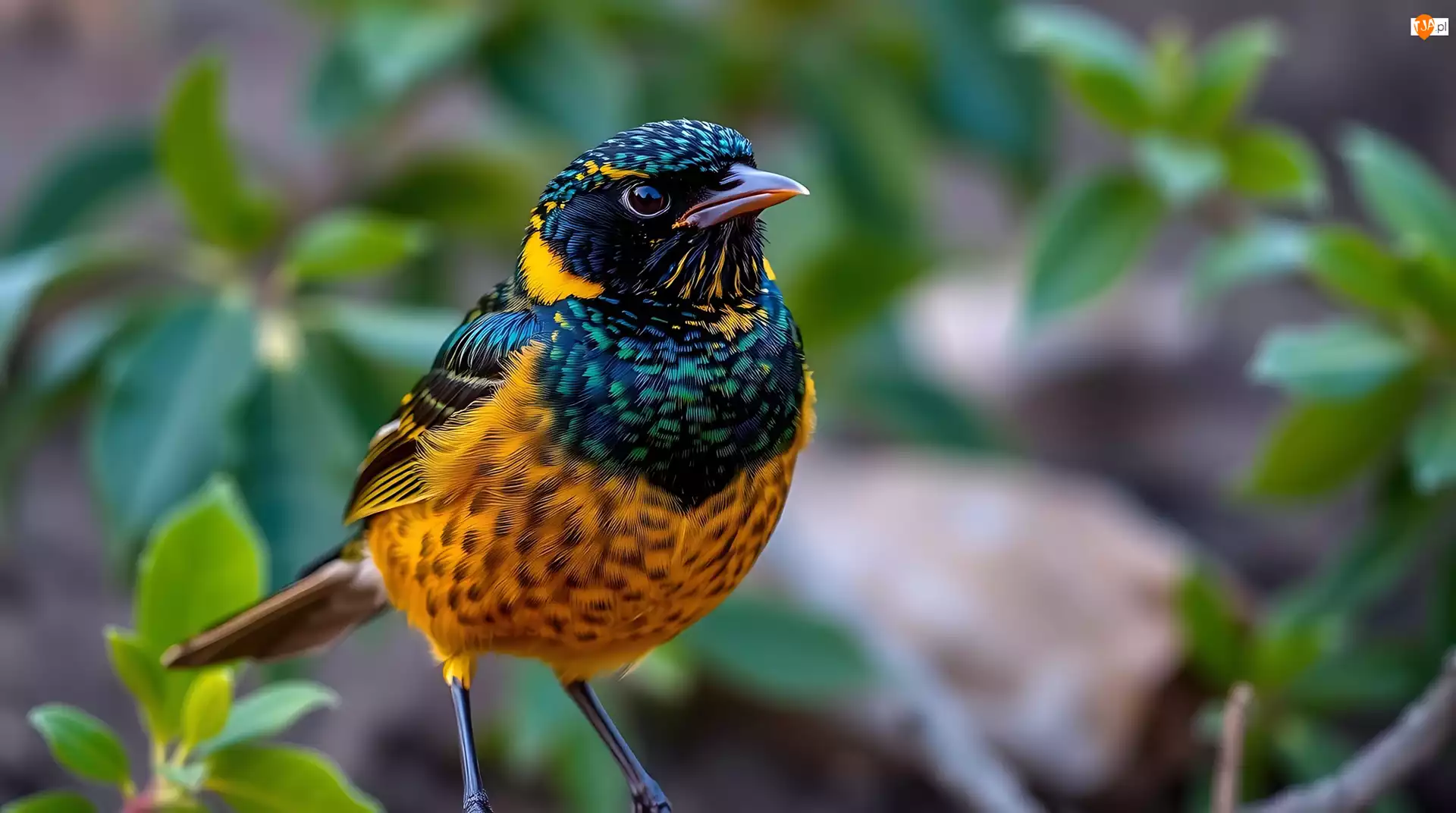 Grafika AI, Ptak, Kolorowy