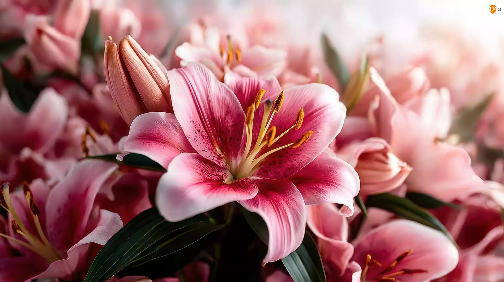 Lilia, Biało-różowa