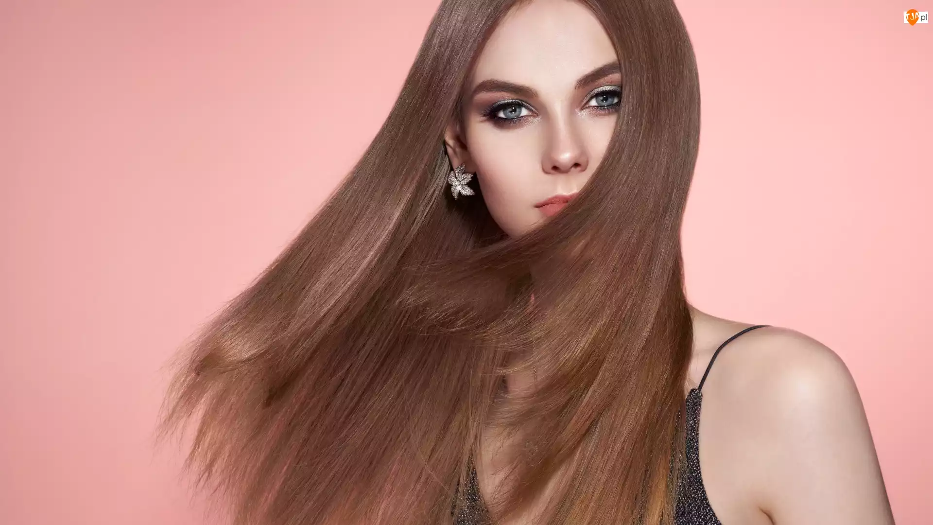 Włosy, Dziewczyna, Długie, Proste