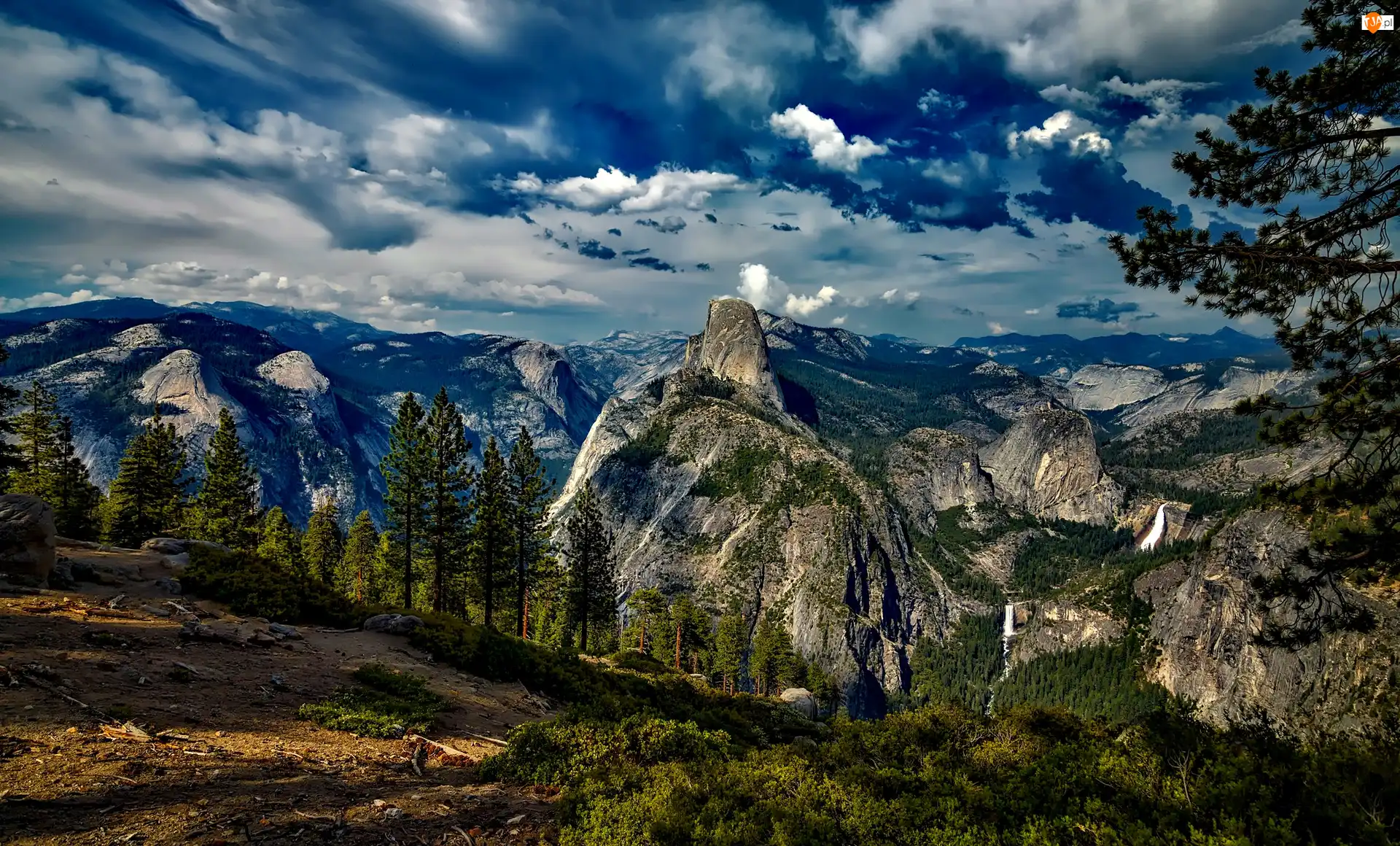Góry, Stany Zjednoczone, Stan Kalifornia, Park Narodowy Yosemite