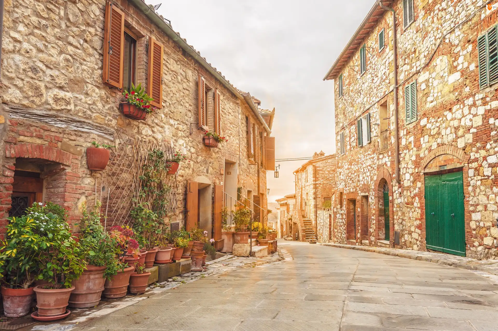 Domy, Toscania, Uliczka