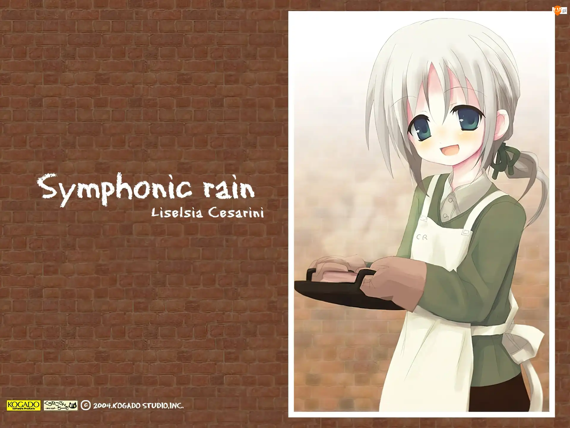 fartuch, Symphonic Rain, siwe włosy