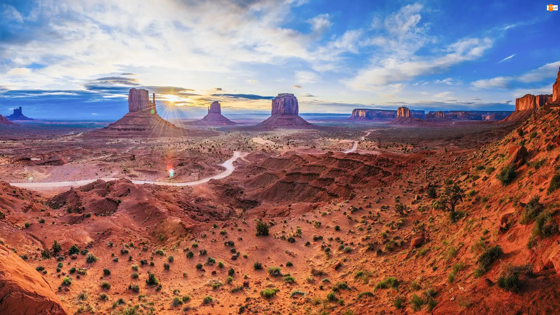 Wyżyna Kolorado, Skały, Stan Utah, Stany Zjednoczone, Region Monument Valley - Dolina Pomników