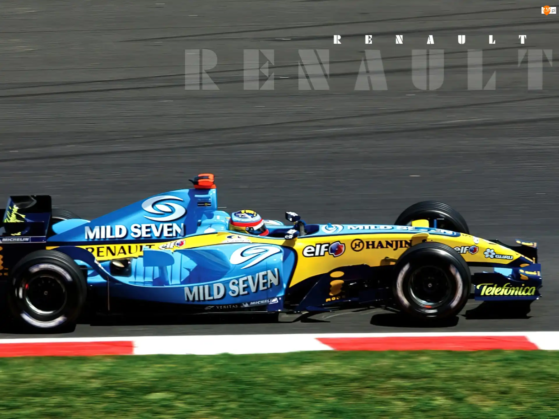 bolid, opony, spojler, Formuła 1, koła, kask , Renault