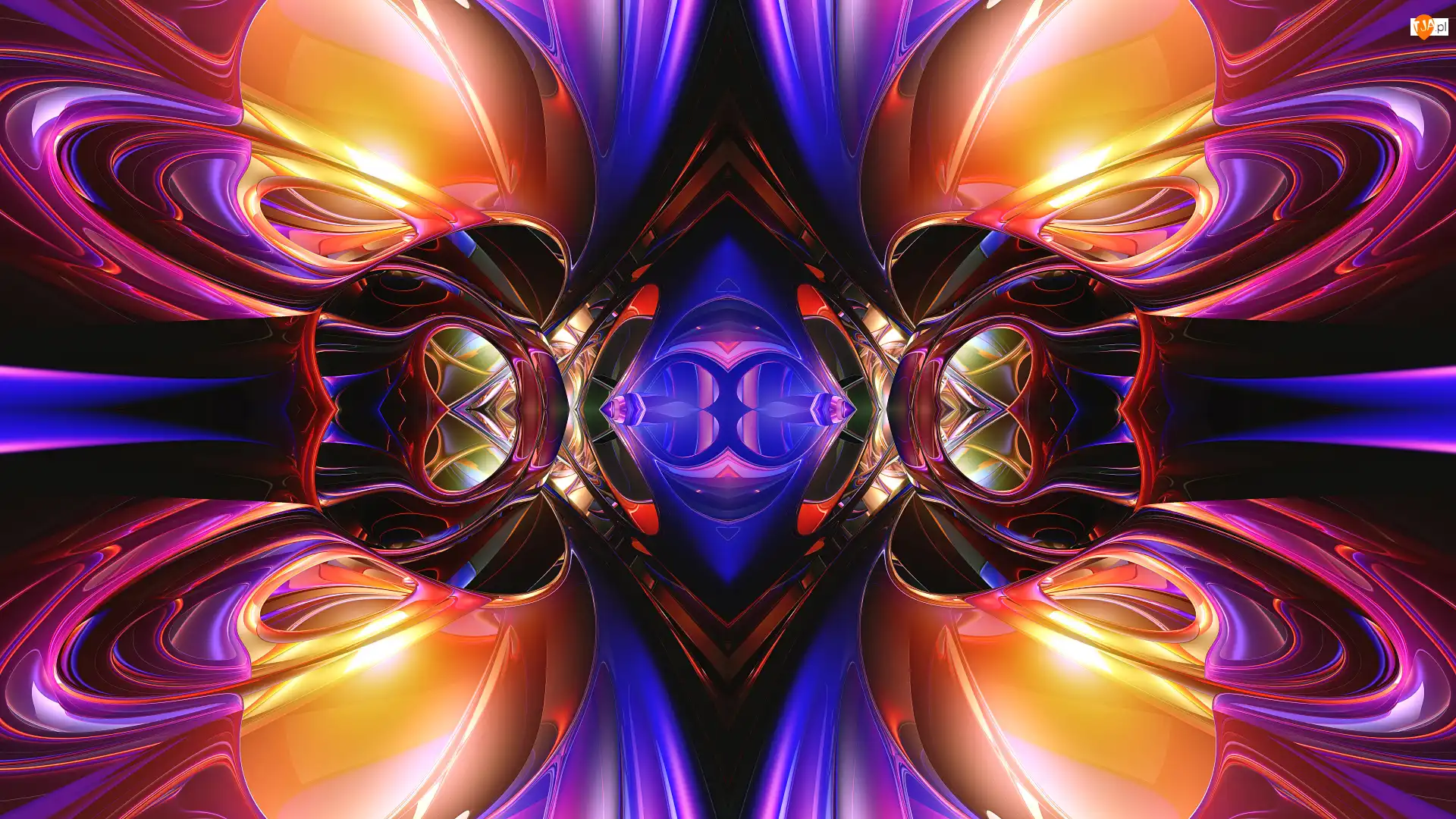 Odbicie, Grafika 3D, Abstrakcja
