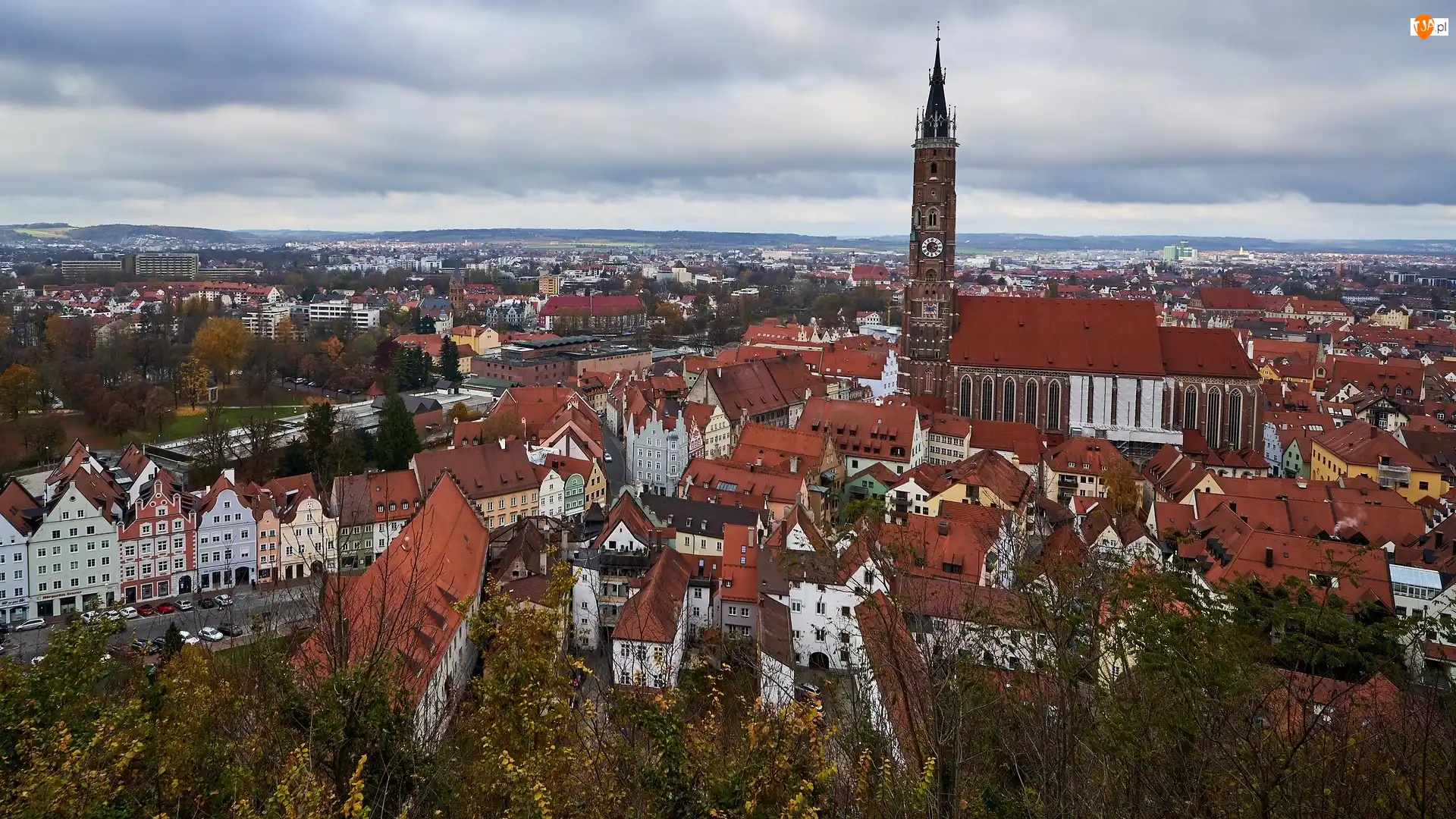 Domy, Niemcy, Kościół, Miasto, Landshut