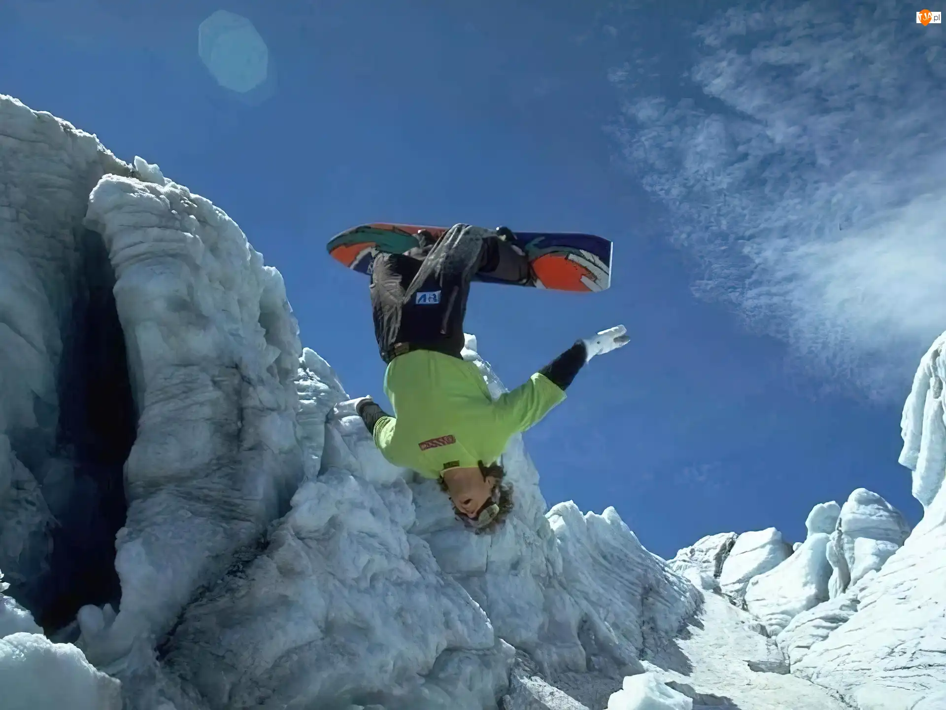 deska, śnieg, Zima, Snowbording, snowboardzista