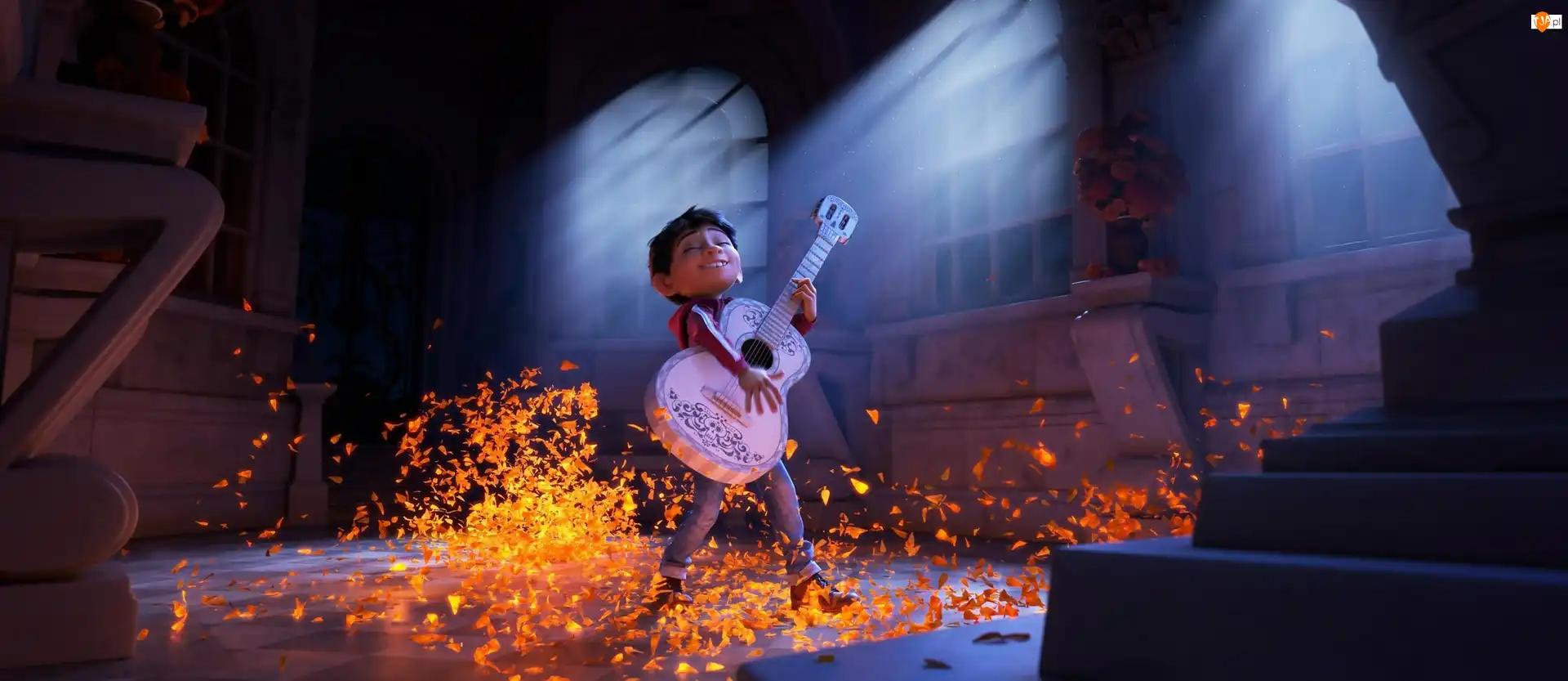 Gitara, Film animowany, Coco, Chłopiec - Miguel Rivera