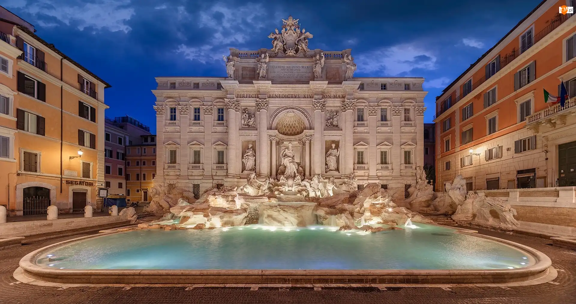 Fontanna di Trevi, Włochy, Rzym
