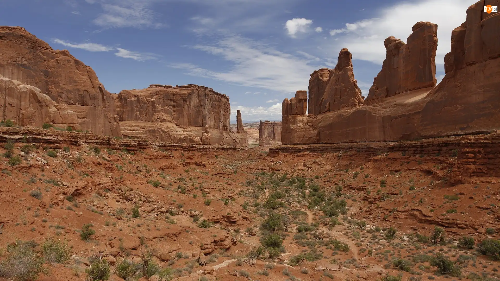 Stany Zjednoczone, Skały, Park Narodowy Arches, Utah