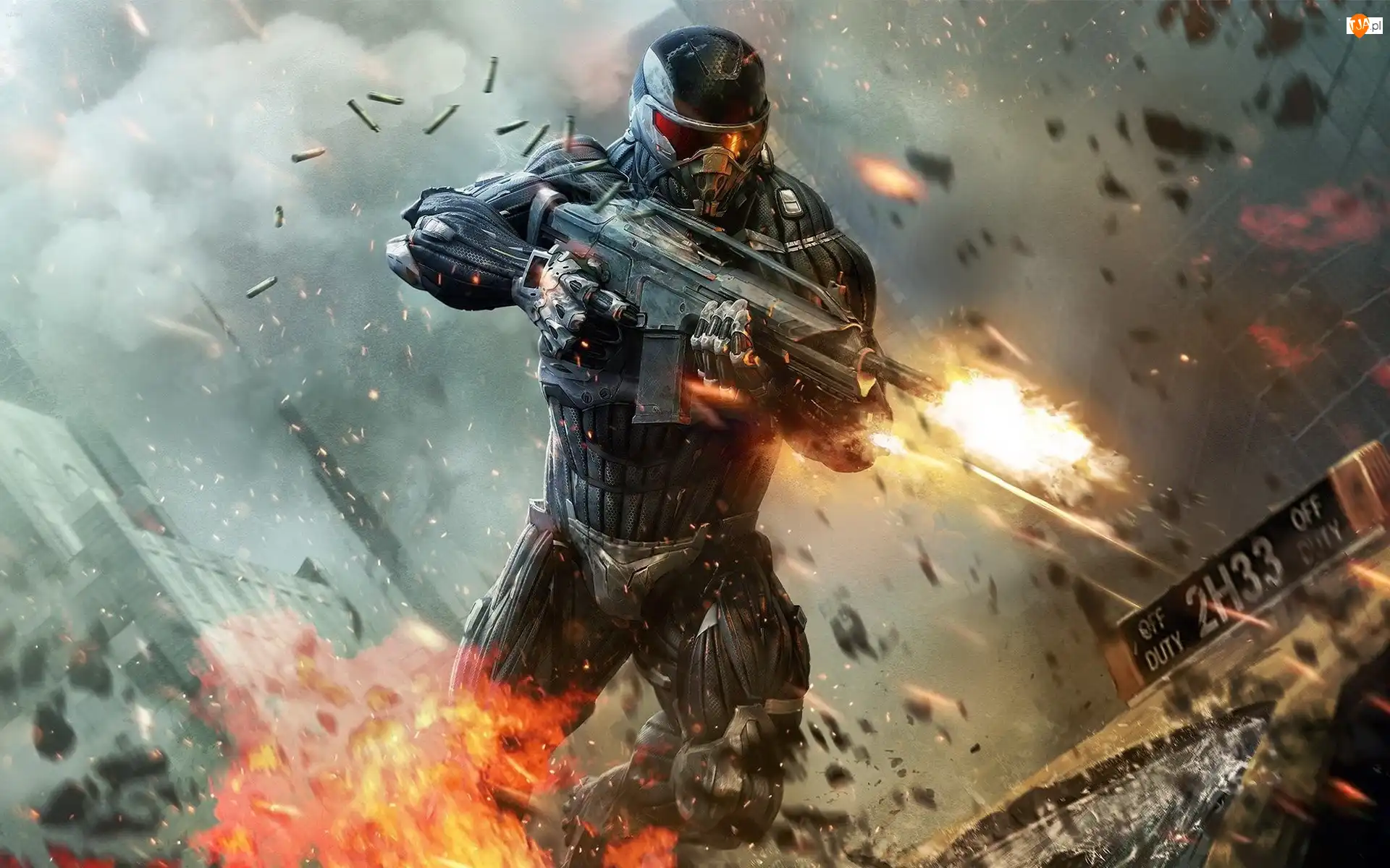 Łuski, Crysis, Strzały