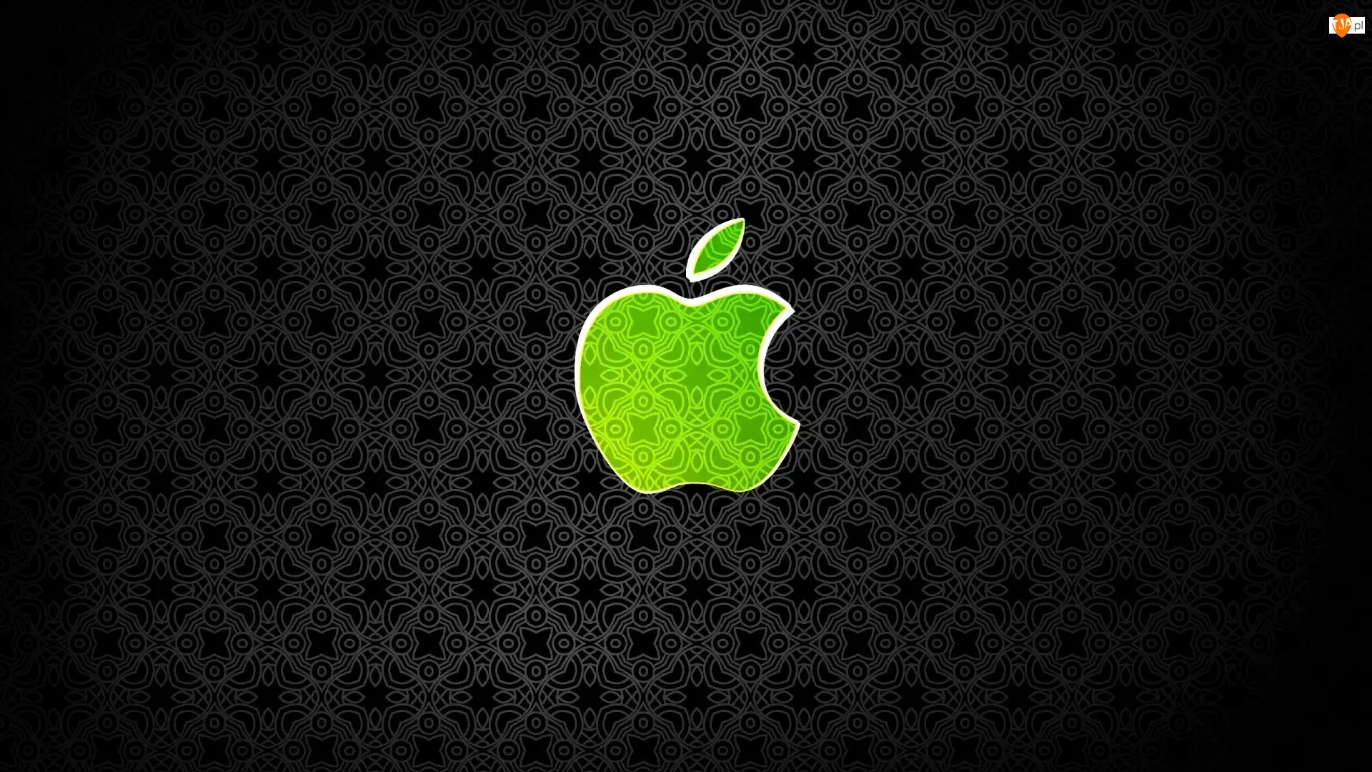 Czarne tło, System operacyjny, Apple, Jabłko