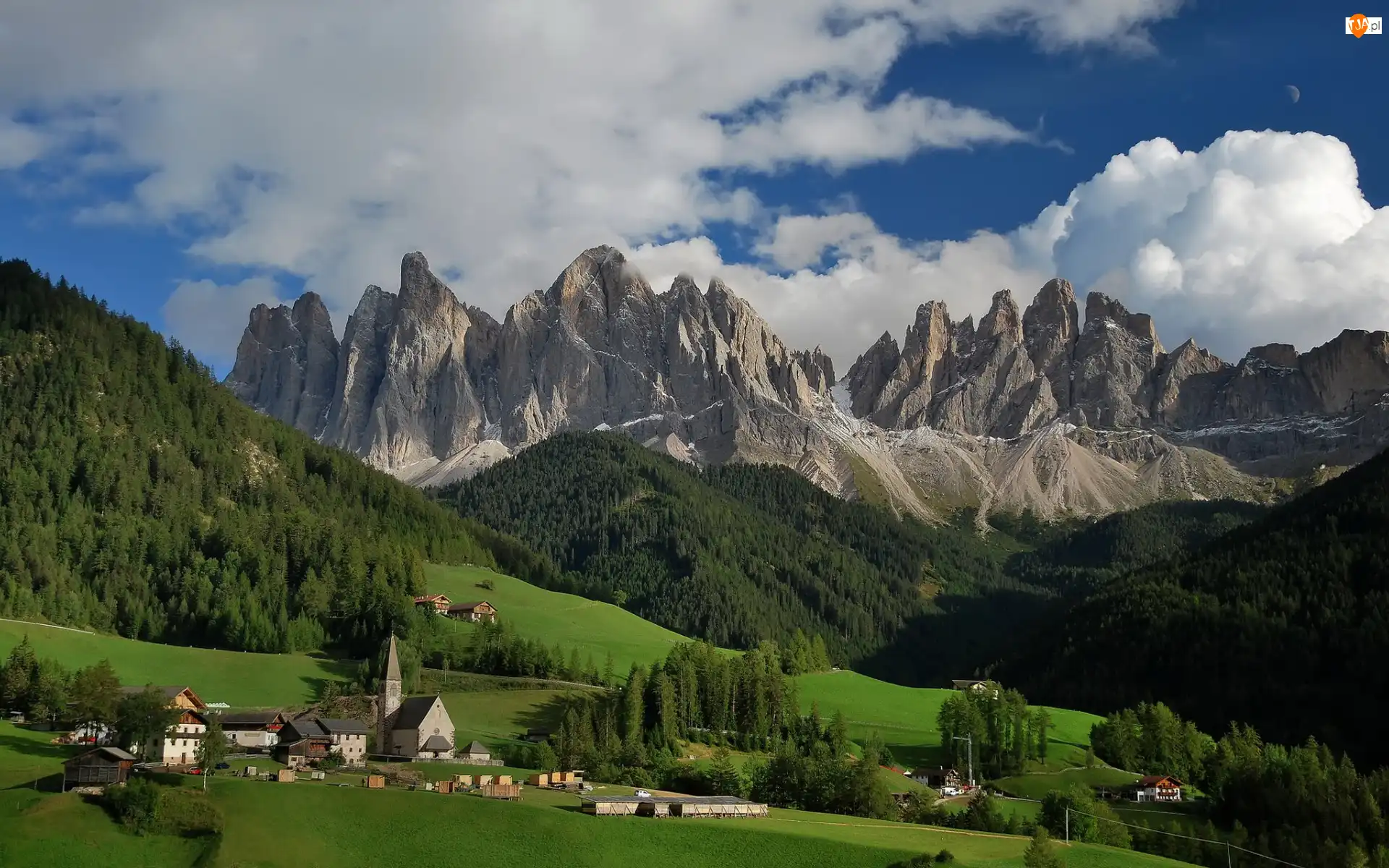 Włochy Włochy, Góry, Santa Maddalena