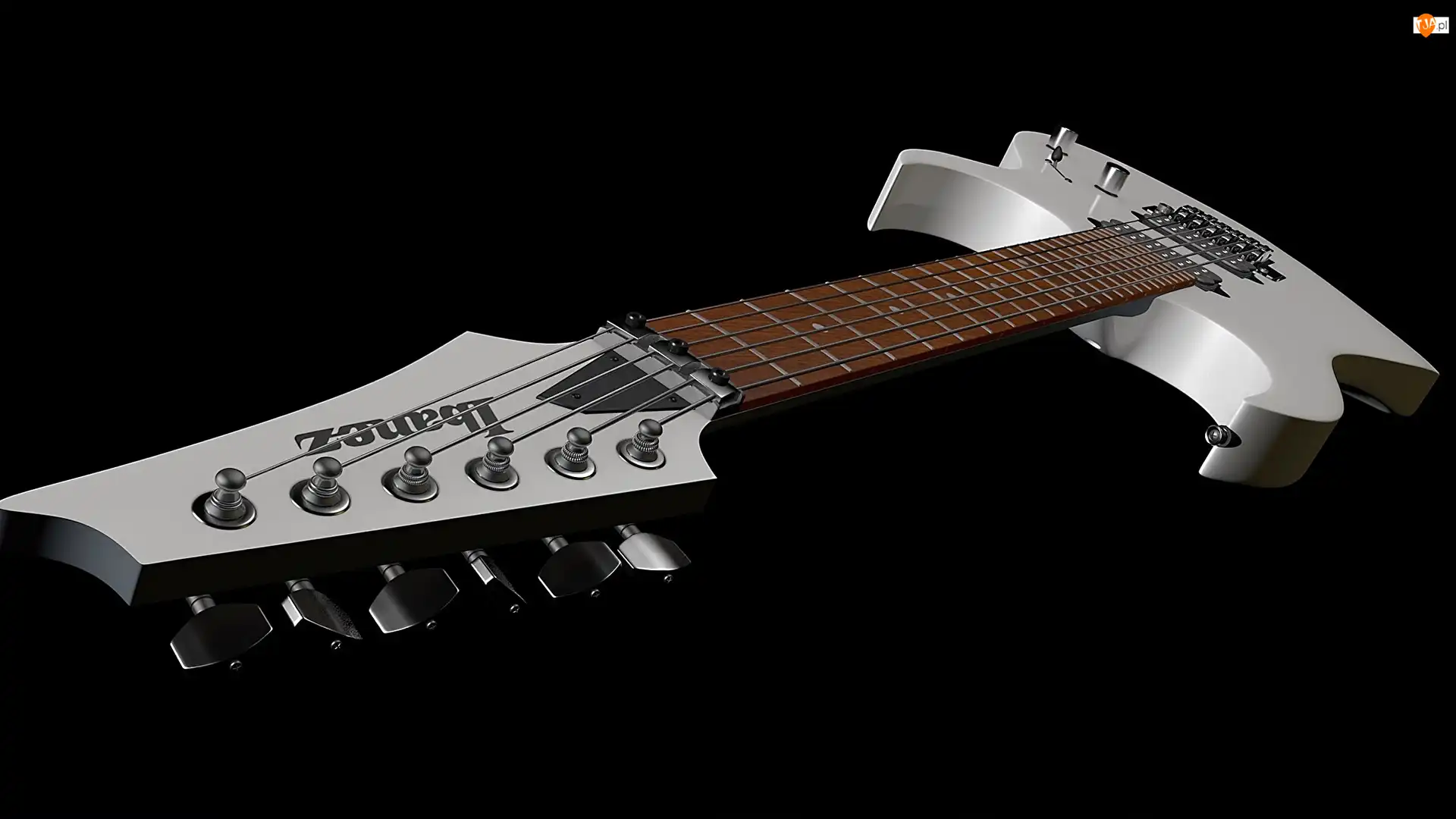 Czarne tło, Gitara, Ibanez
