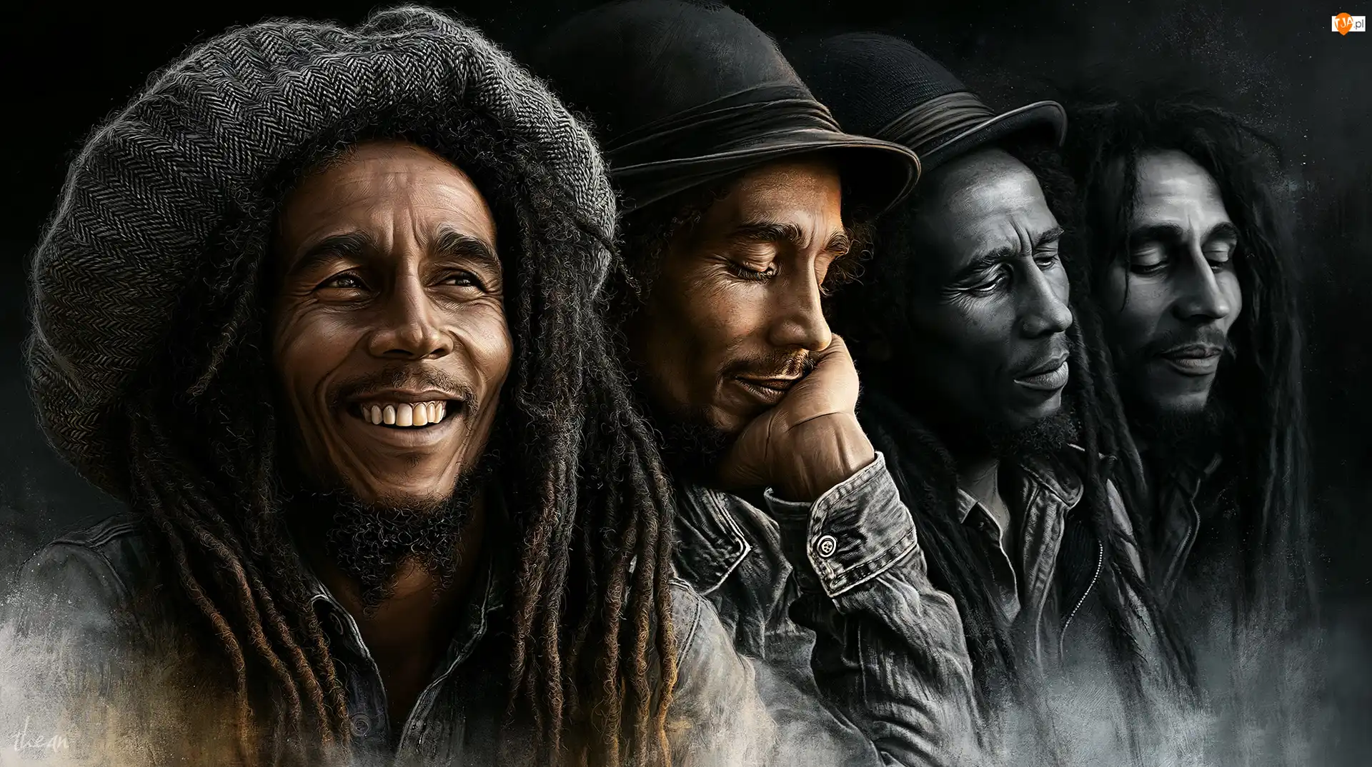Grafika AI, Bob Marley, Piosenkarz
