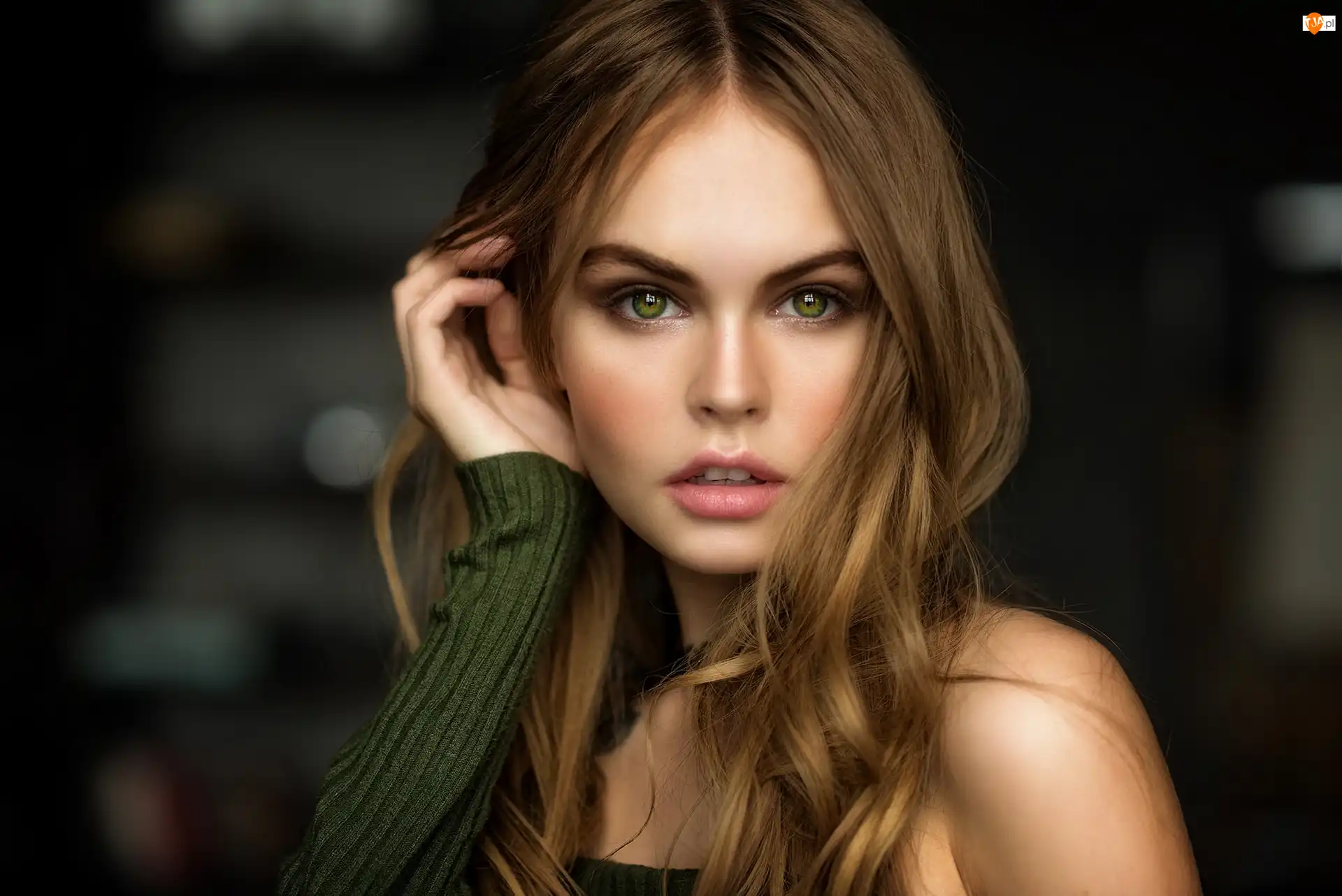 Oczy, Modelka, Zielone, Anastasiya Scheglova, Aktorka