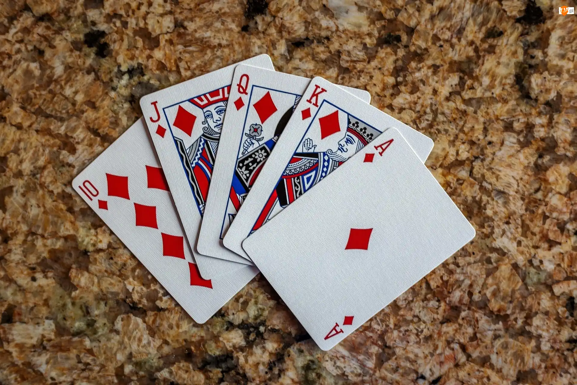 Szczęście, Karty, Układ, Poker królewski