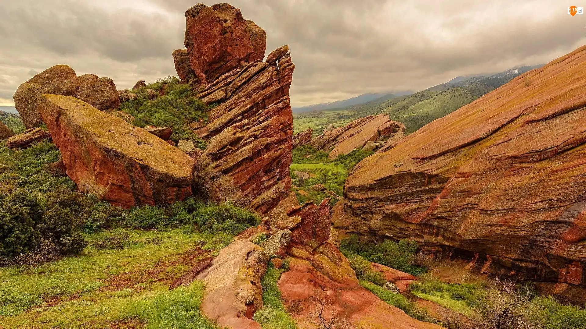 Hrabstwo Jefferson, Stany Zjednoczone, Red Rocks Park, Skały, Kolorado