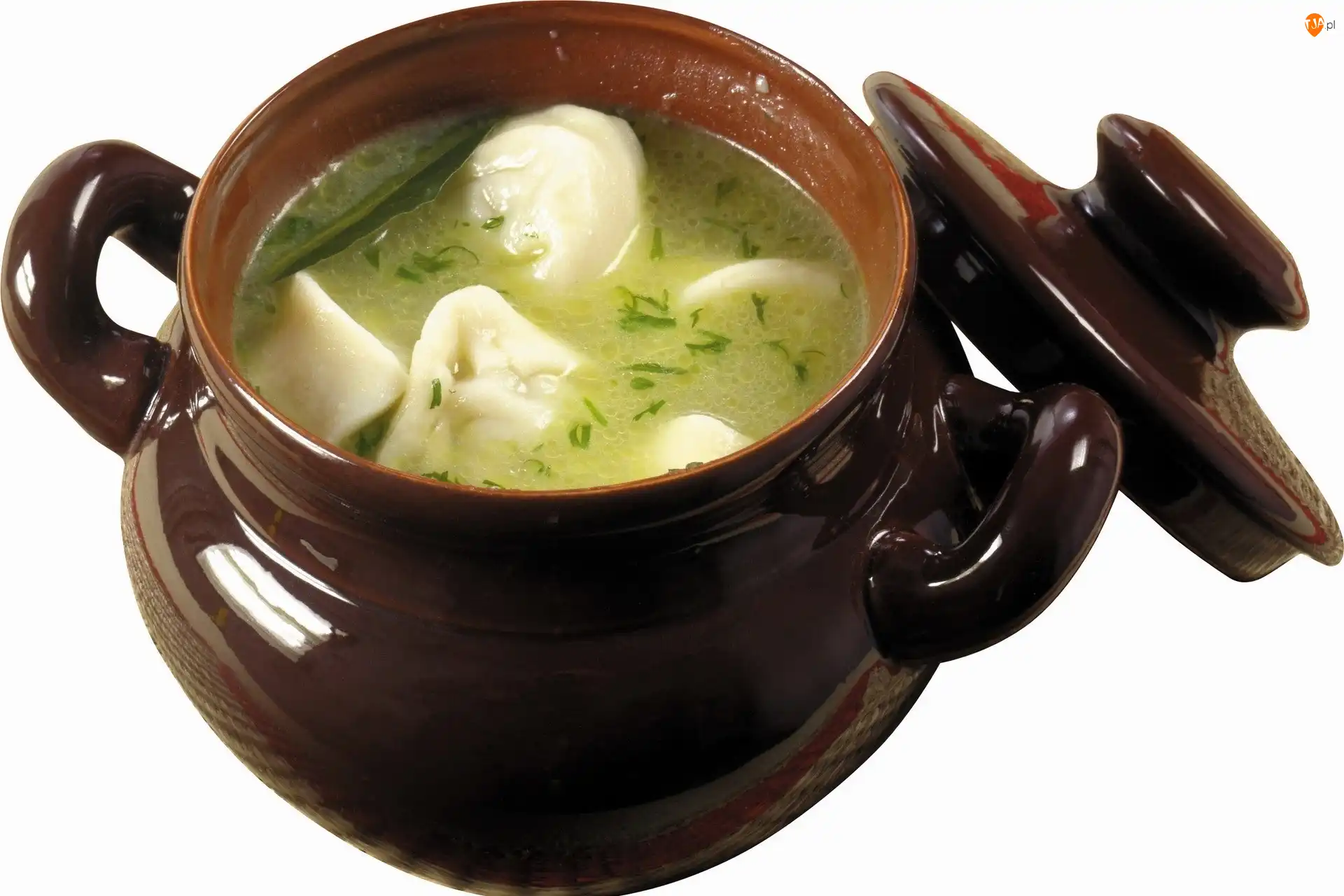 Rosół, Pierogi