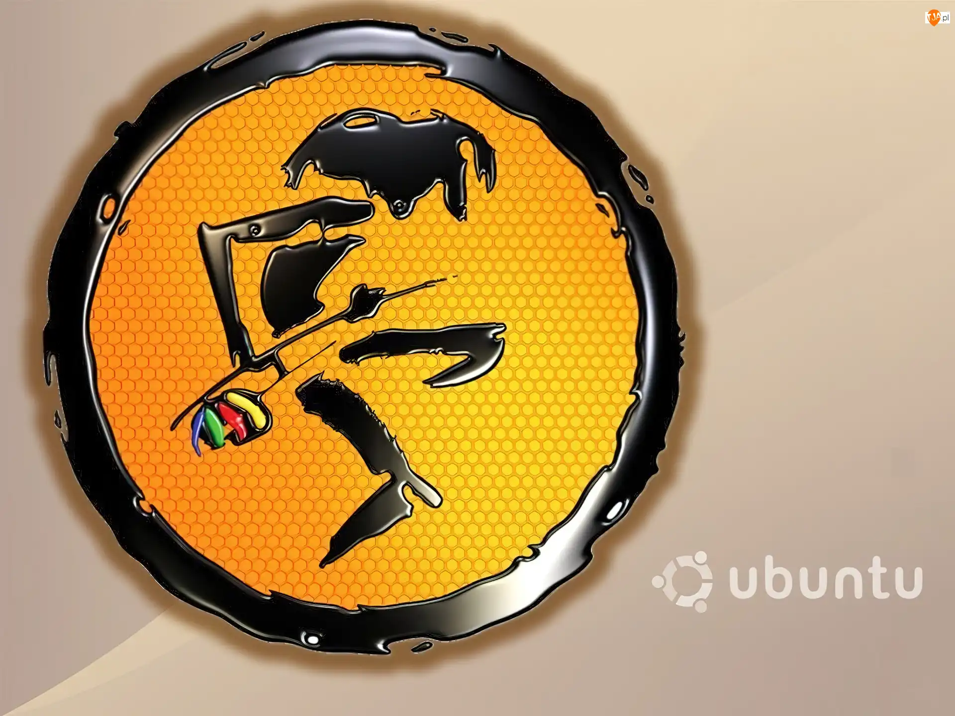 symbol, plemie, grafika, Ubuntu, człowiek