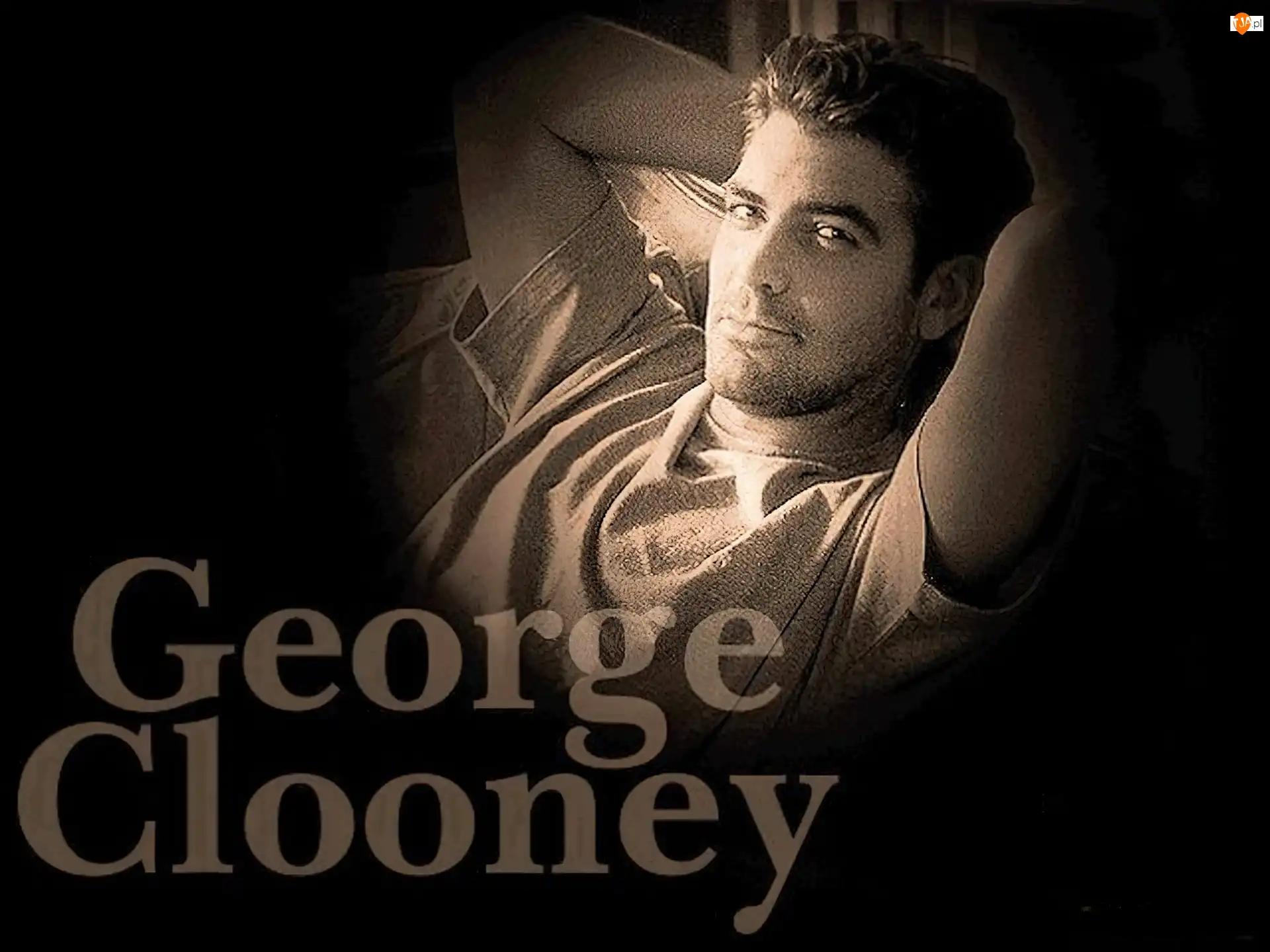 ciemne włosy, George Clooney