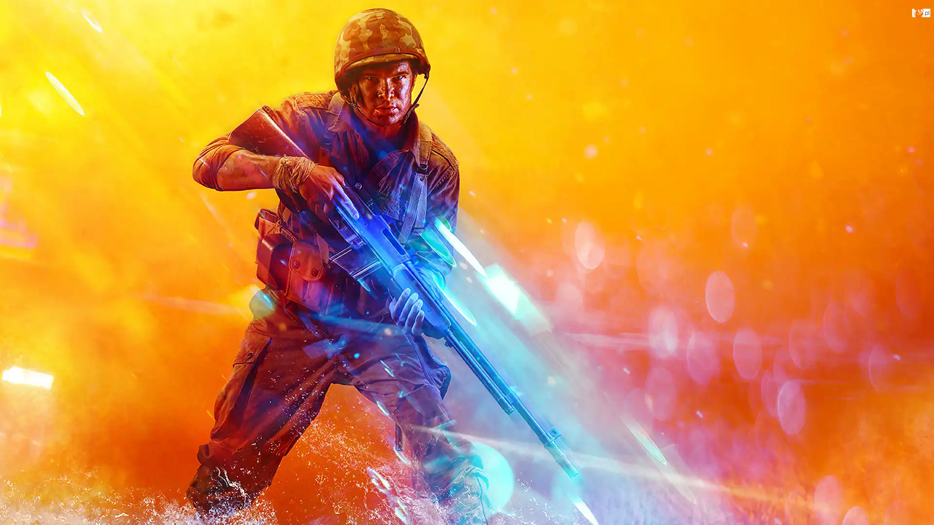 Żołnierz, Broń, Battlefield 5, Gra, Chełm