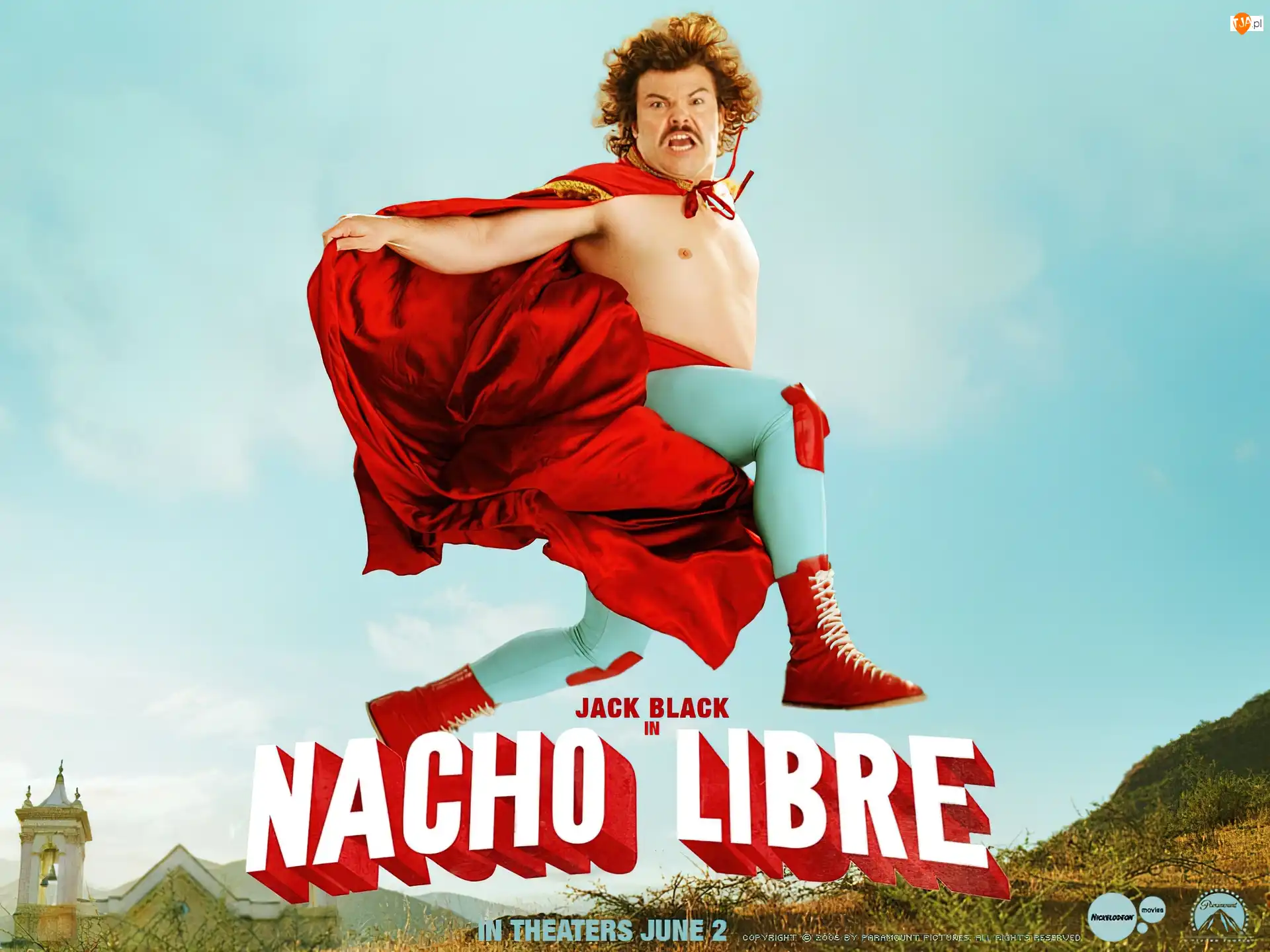 Jack Black, Nacho Libre, kościół, kostium