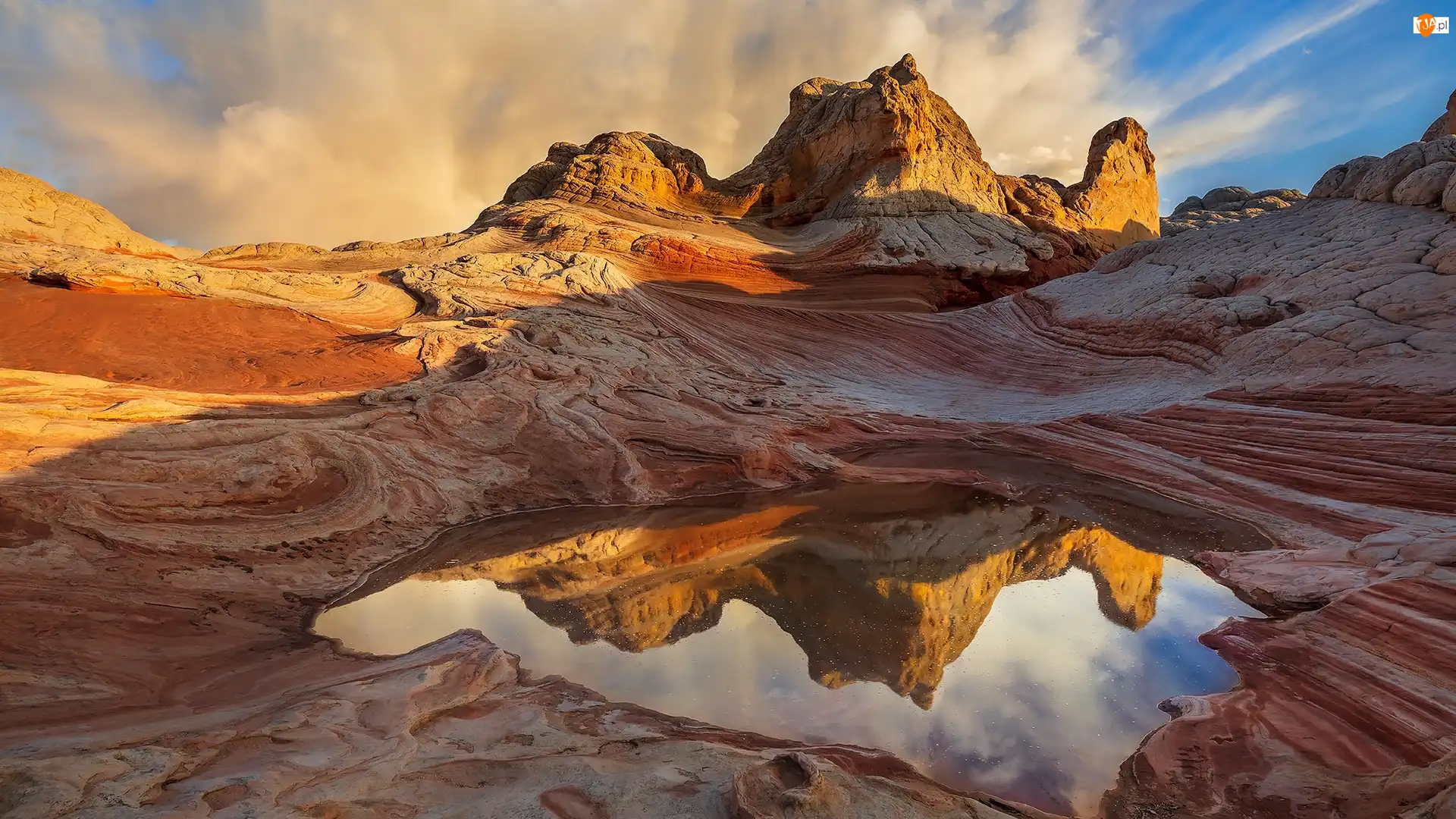 White Pocket, Formacje skalne, Vermilion Cliffs National Monument, Stany Zjednoczone, Skała, Arizona