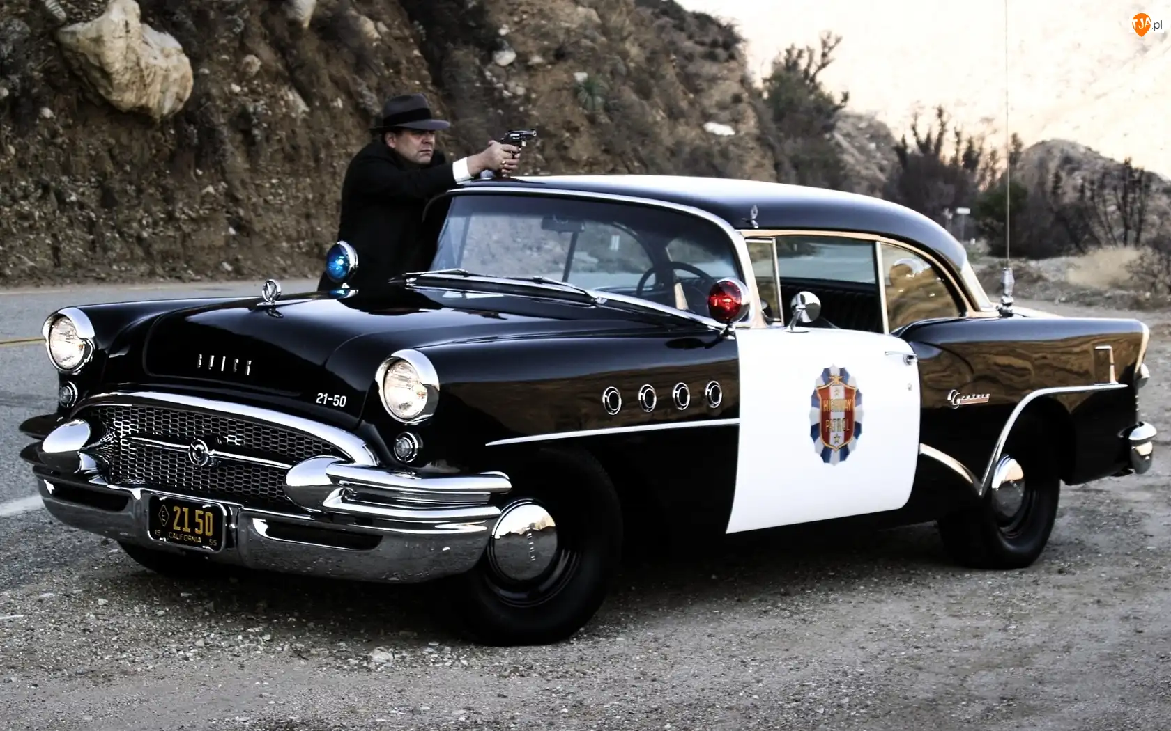 Policjant, Zabytkowy, Policyjny, Buick