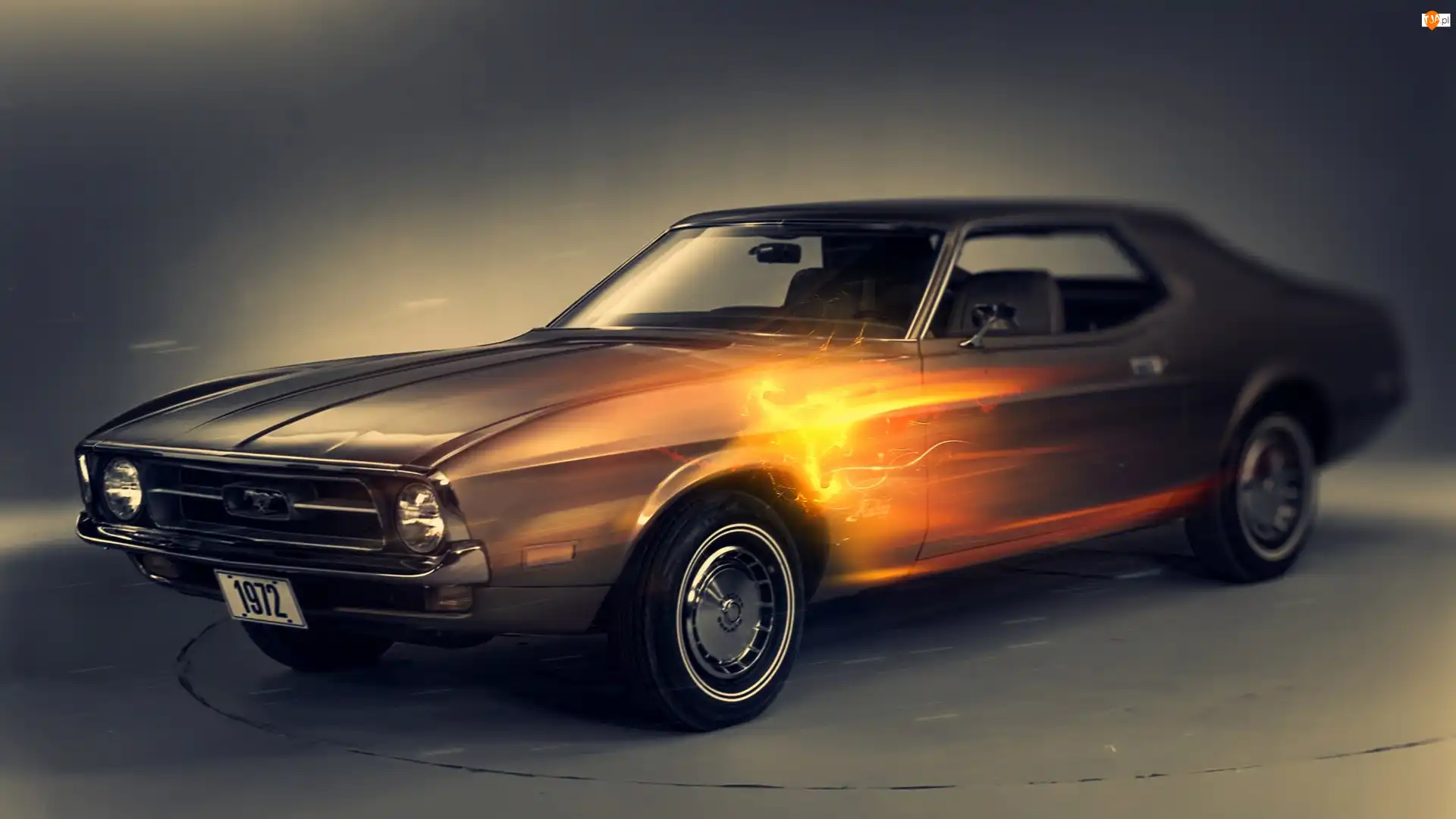 Ford, 1972, Klasyczny, Samochód, Mustang