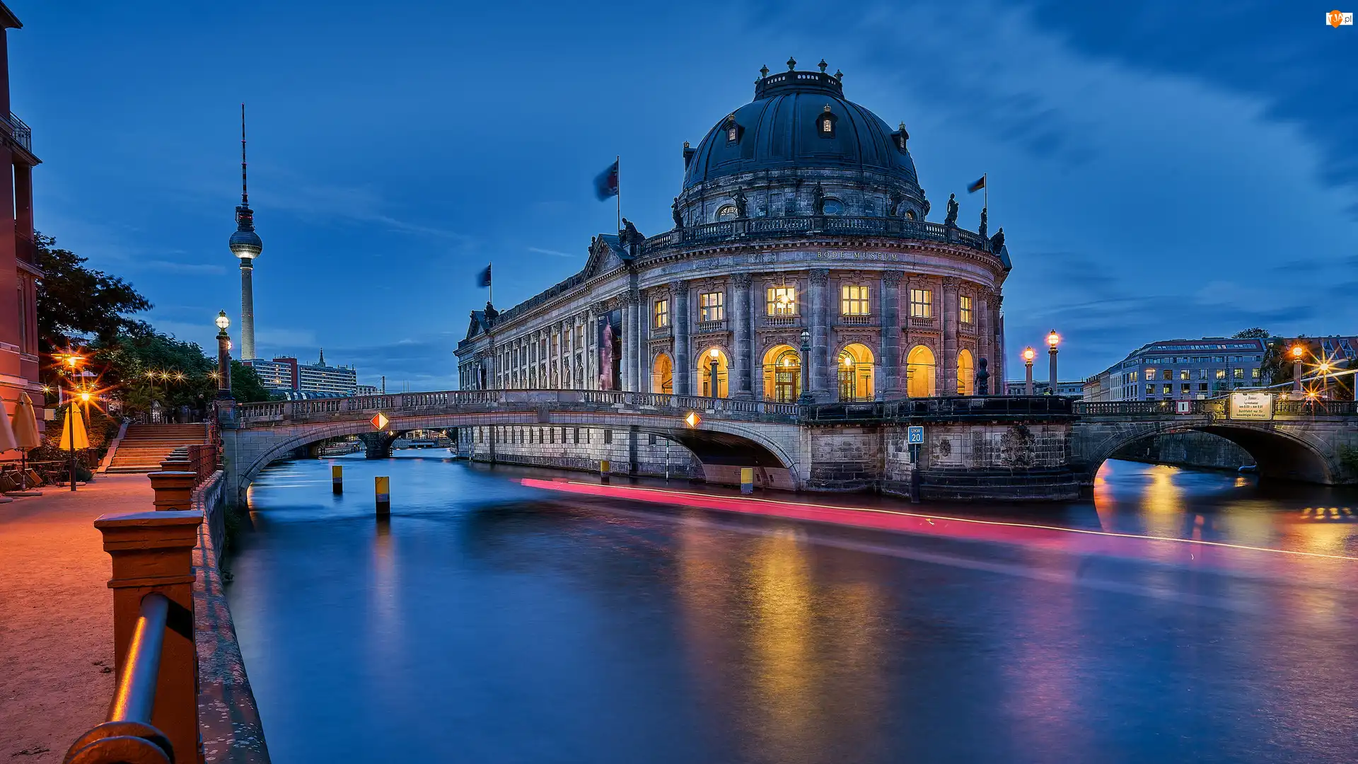 Muzeum im Bodego, Most, Berlin, Niemcy, Rzeka Sprewa