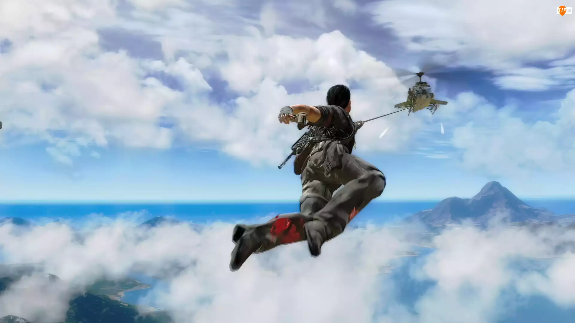 Helikopter, Just Cause 2, Chmury