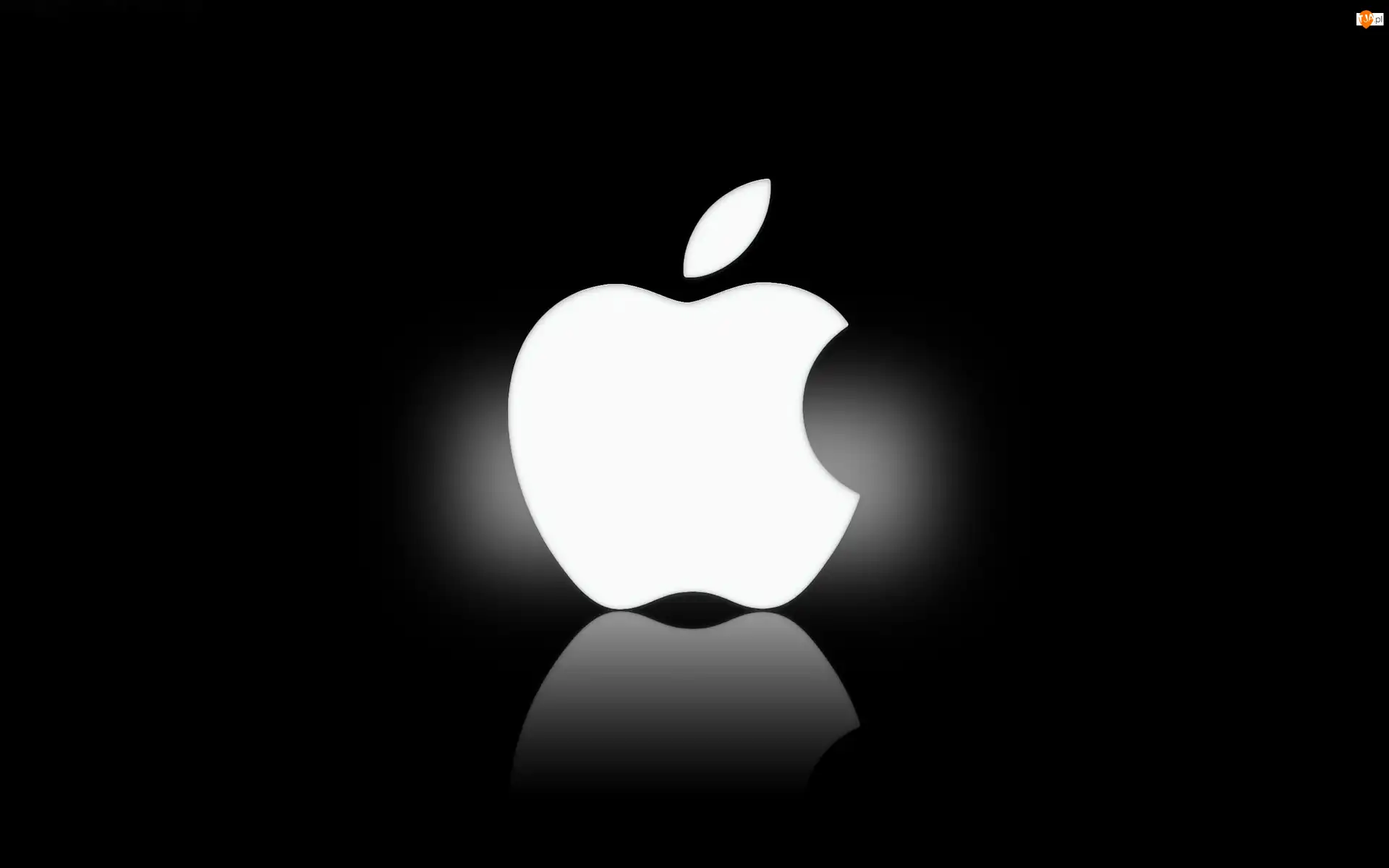 Tło, Białe, Apple, Czarne