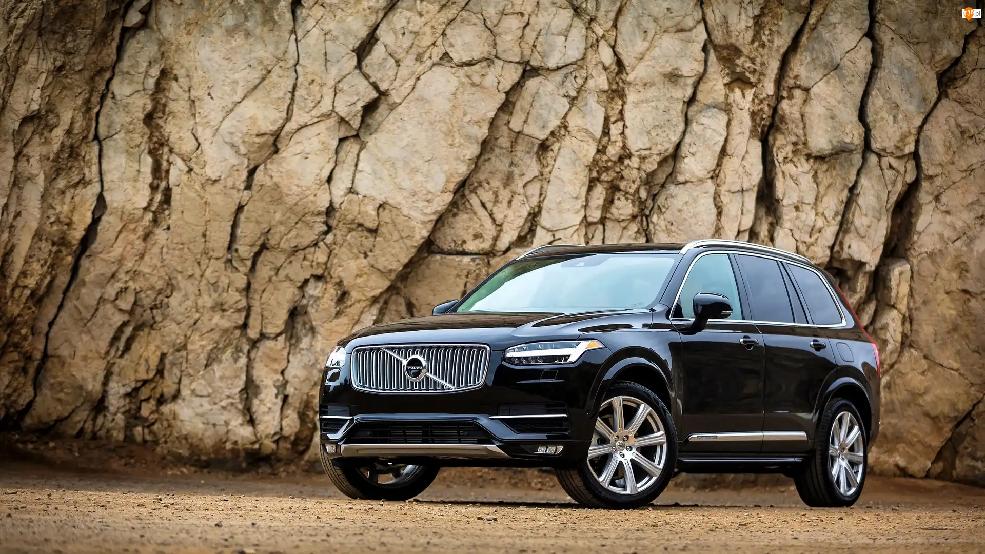 Skały, Czarne, Volvo XC90 T8 Excellence Edition, 2016