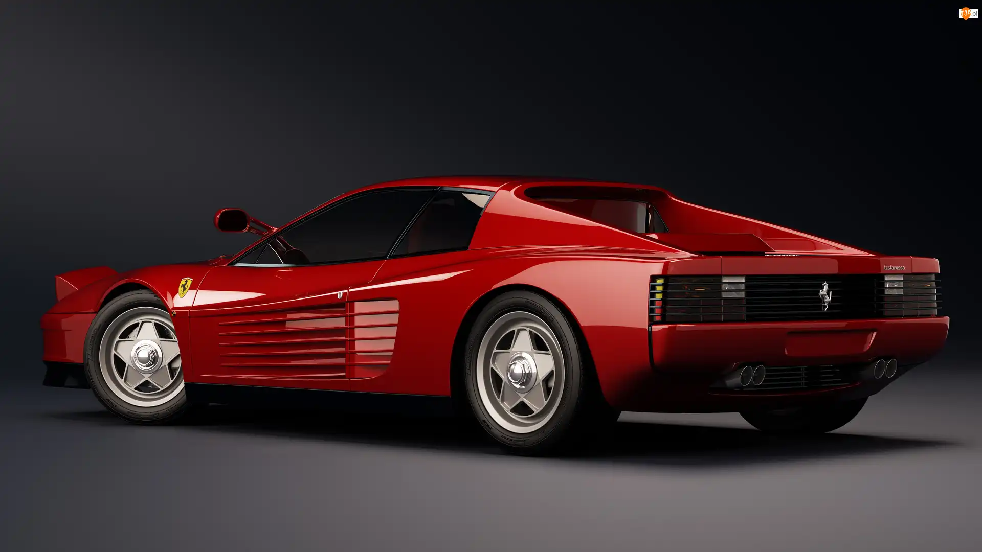 1986, Czerwone, Ferrari Testarossa F110