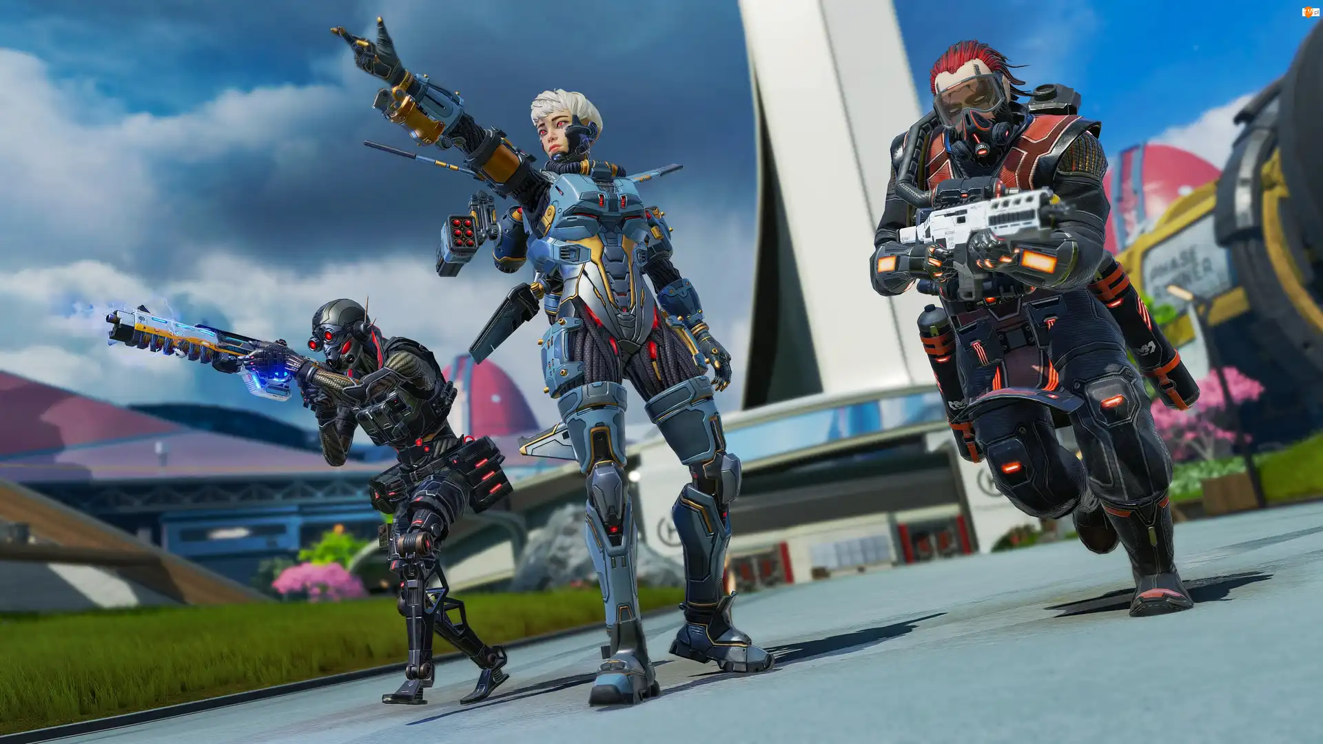 Postacie, Gra, Apex Legends, Trzy