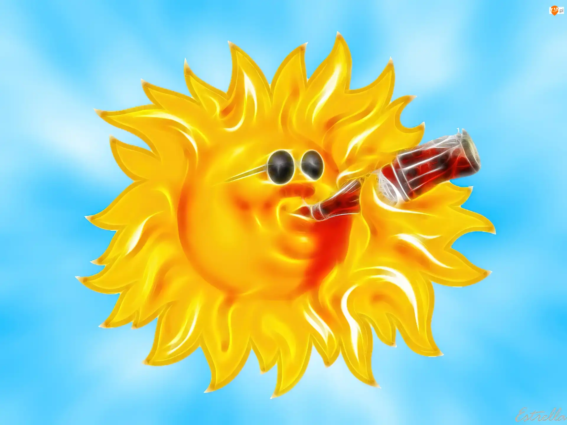 Słońce, Coca-Cola